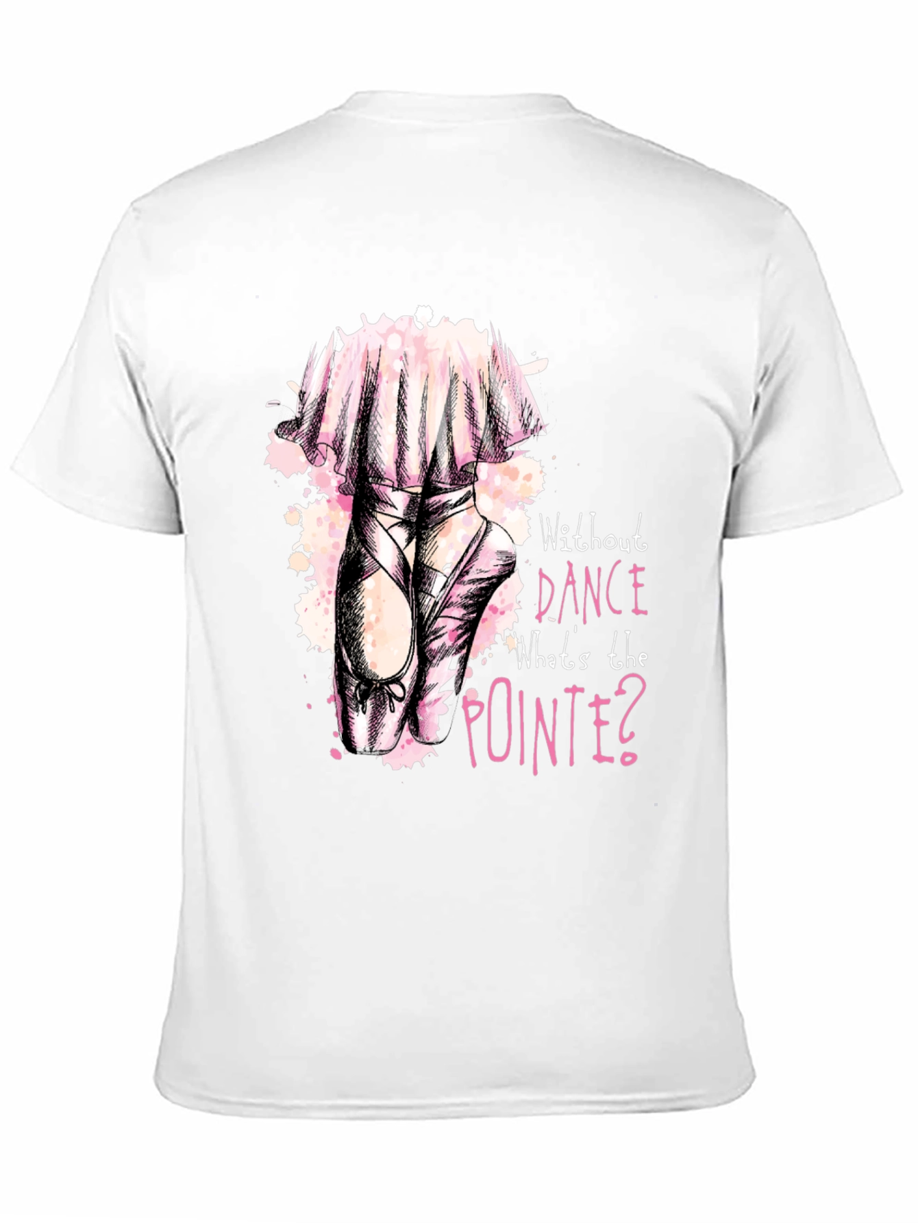 Dance Pointe Tee - Black Graphic T-Shirt
