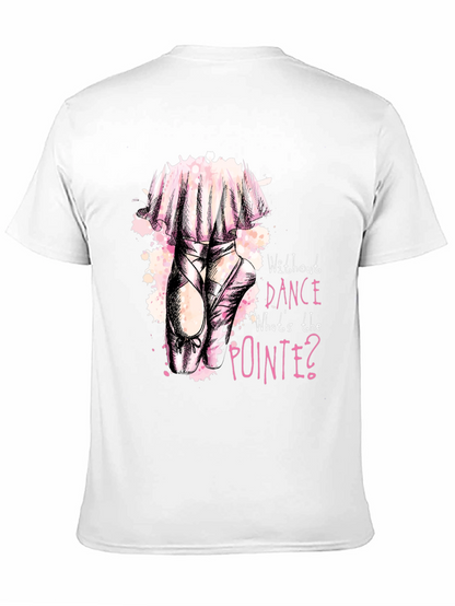 Dance Pointe Tee - Black Graphic T-Shirt
