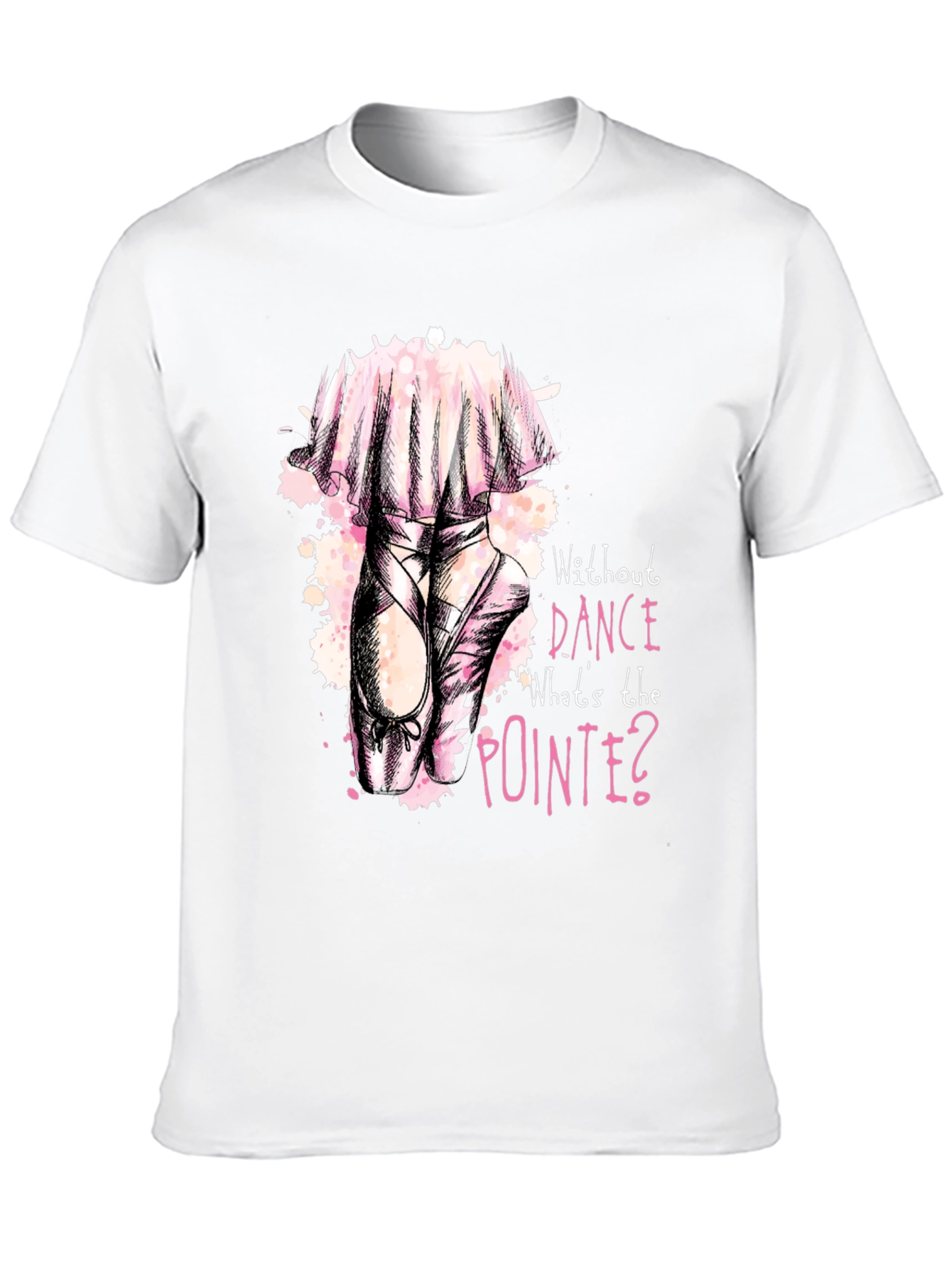 Dance Pointe Tee - Black Graphic T-Shirt