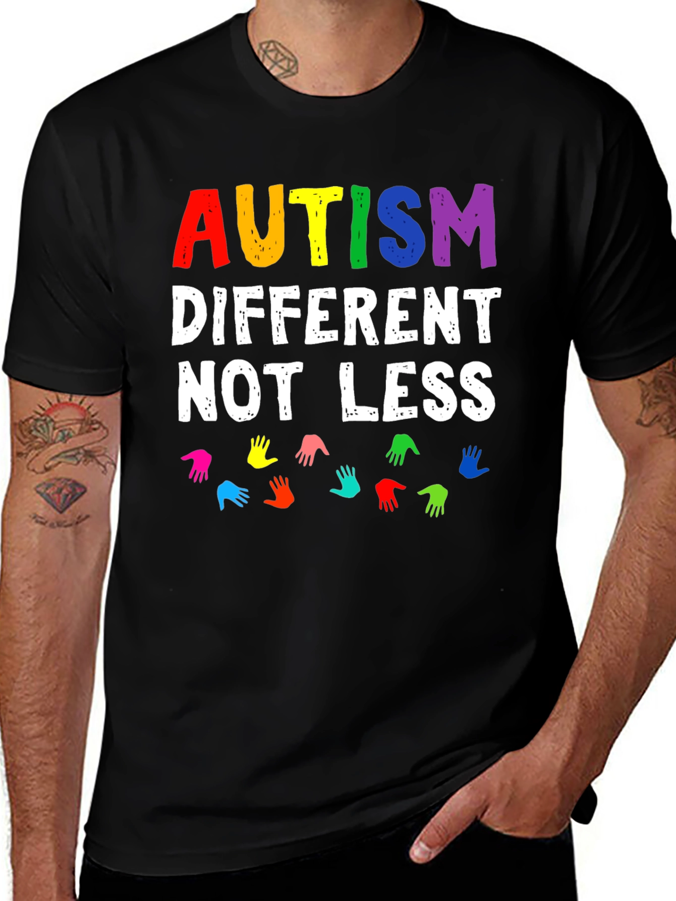 Autism Awareness T-Shirt - Different Not Less