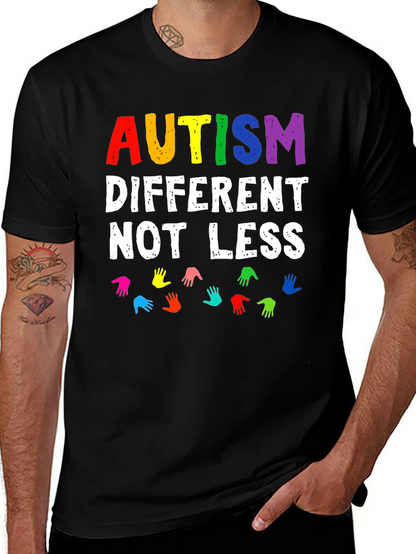 Autism Awareness T-Shirt - Different Not Less