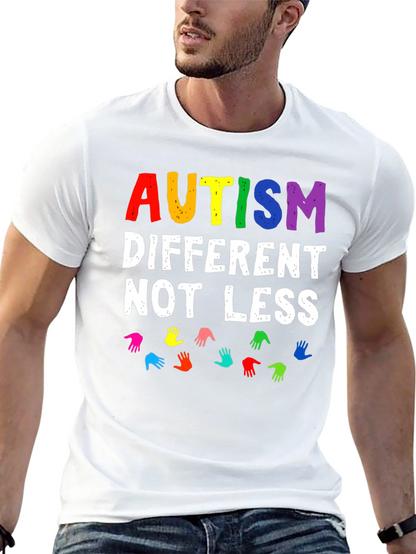 Autism Awareness T-Shirt - Different Not Less