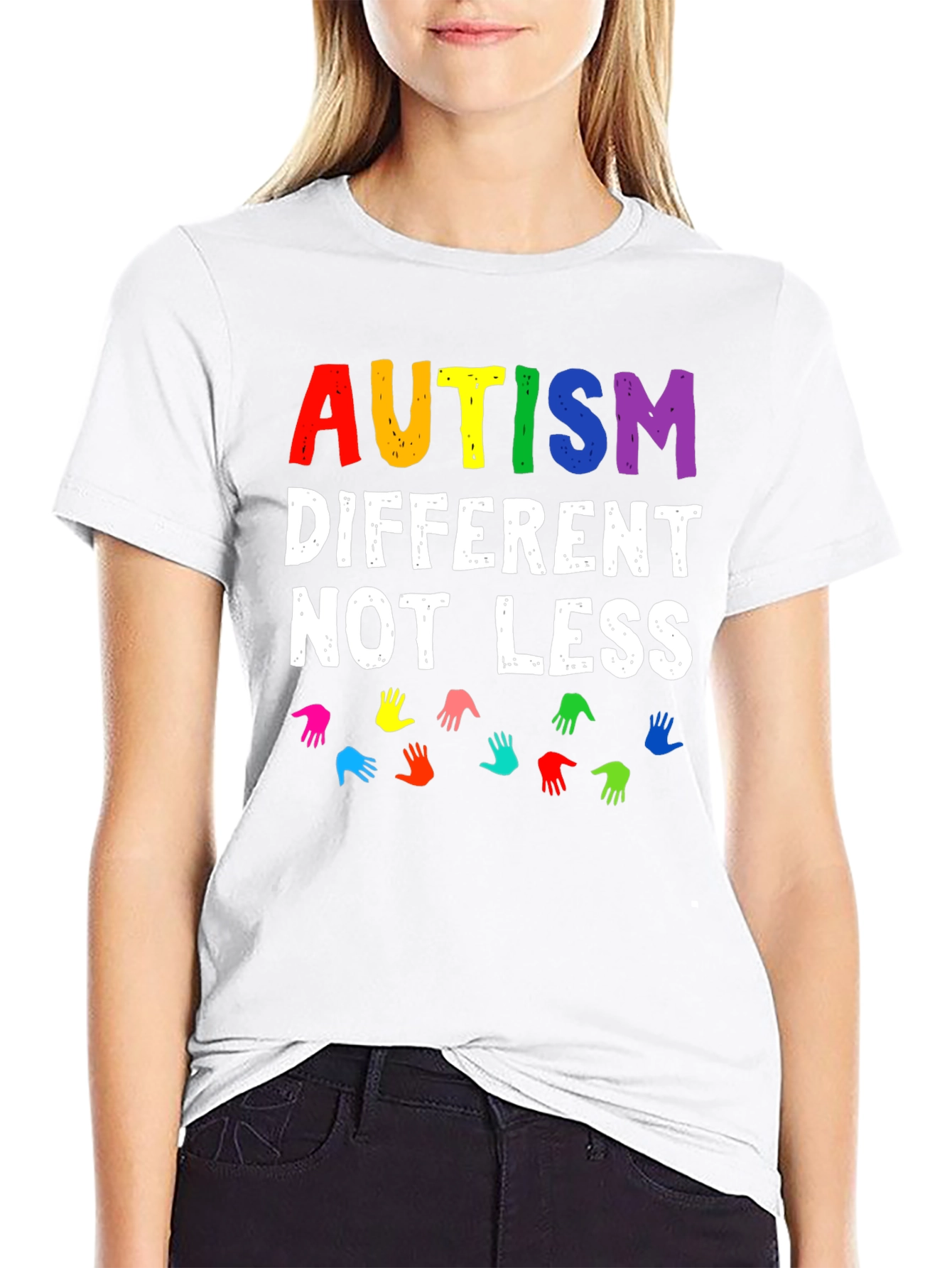 Autism Awareness T-Shirt - Different Not Less