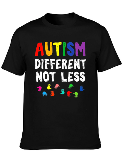 Autism Awareness T-Shirt - Different Not Less