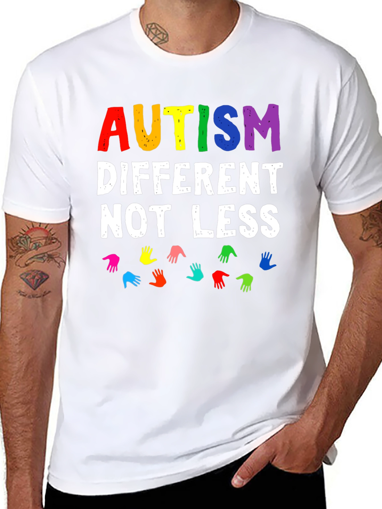 Autism Awareness T-Shirt - Different Not Less