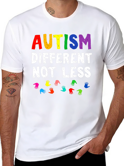 Autism Awareness T-Shirt - Different Not Less