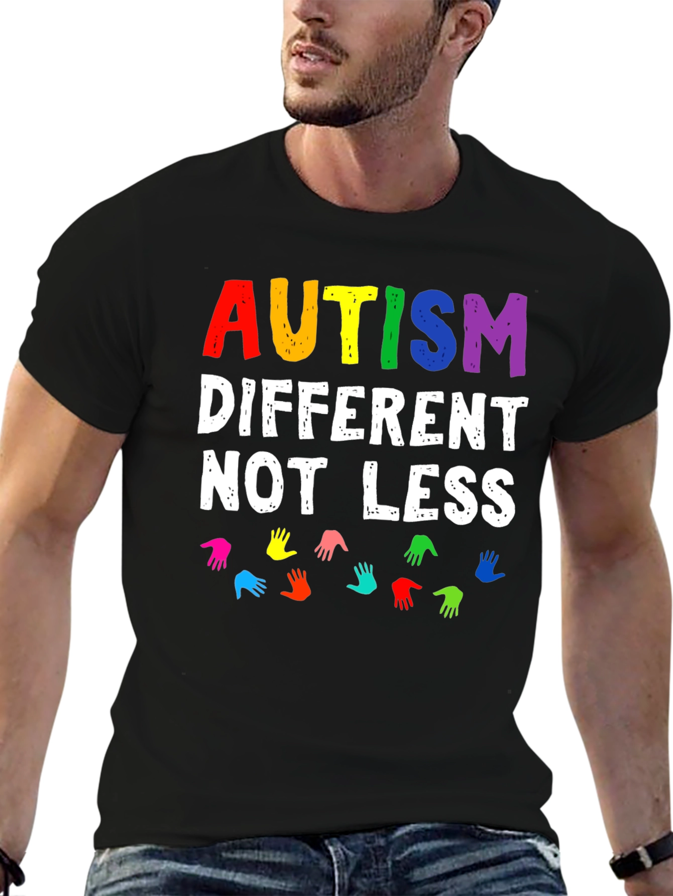Autism Awareness T-Shirt - Different Not Less