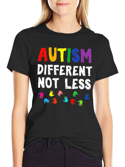 Autism Awareness T-Shirt - Different Not Less