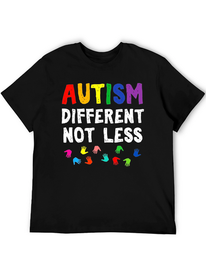 Autism Awareness T-Shirt - Different Not Less