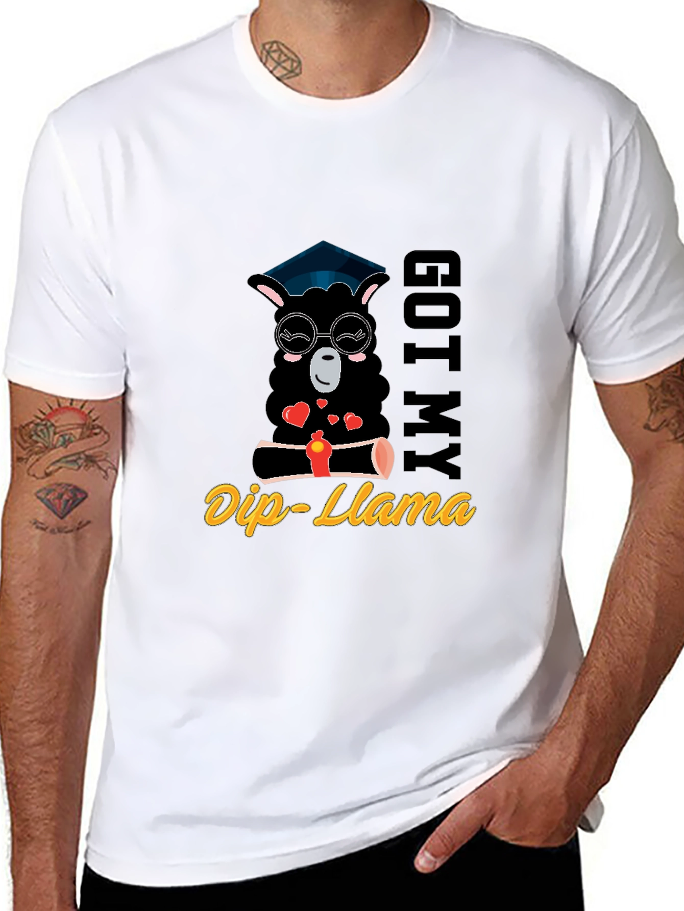 Got My Dip-Llama Graduation T-Shirt