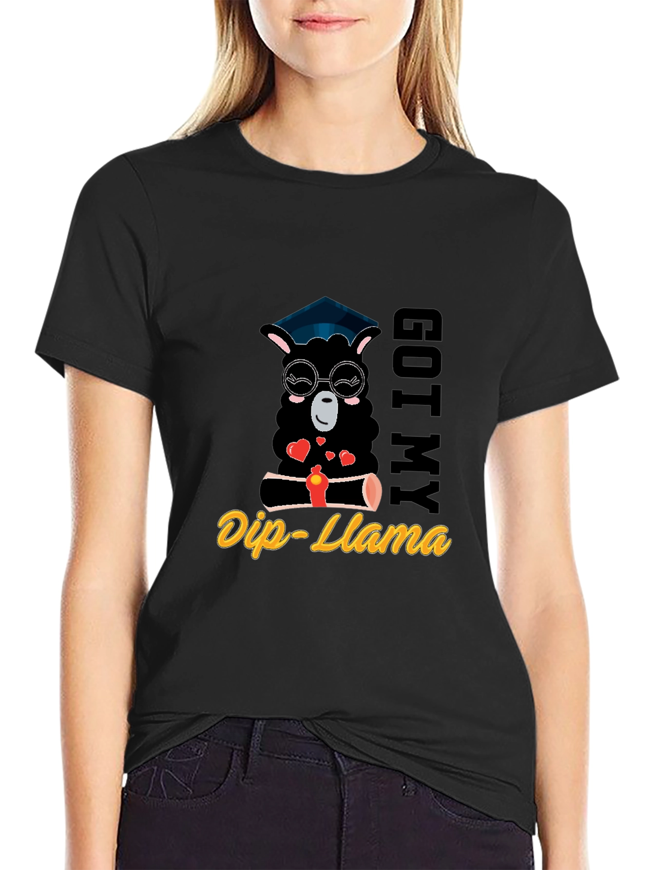 Got My Dip-Llama Graduation T-Shirt