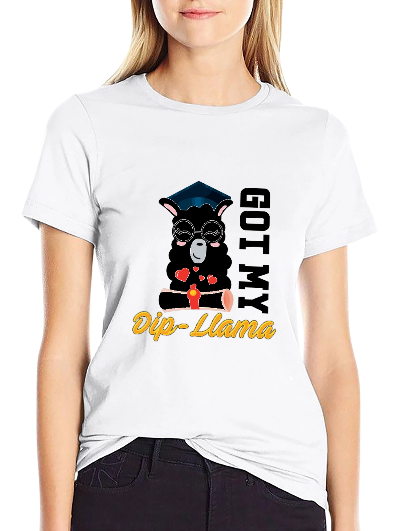 Got My Dip-Llama Graduation T-Shirt