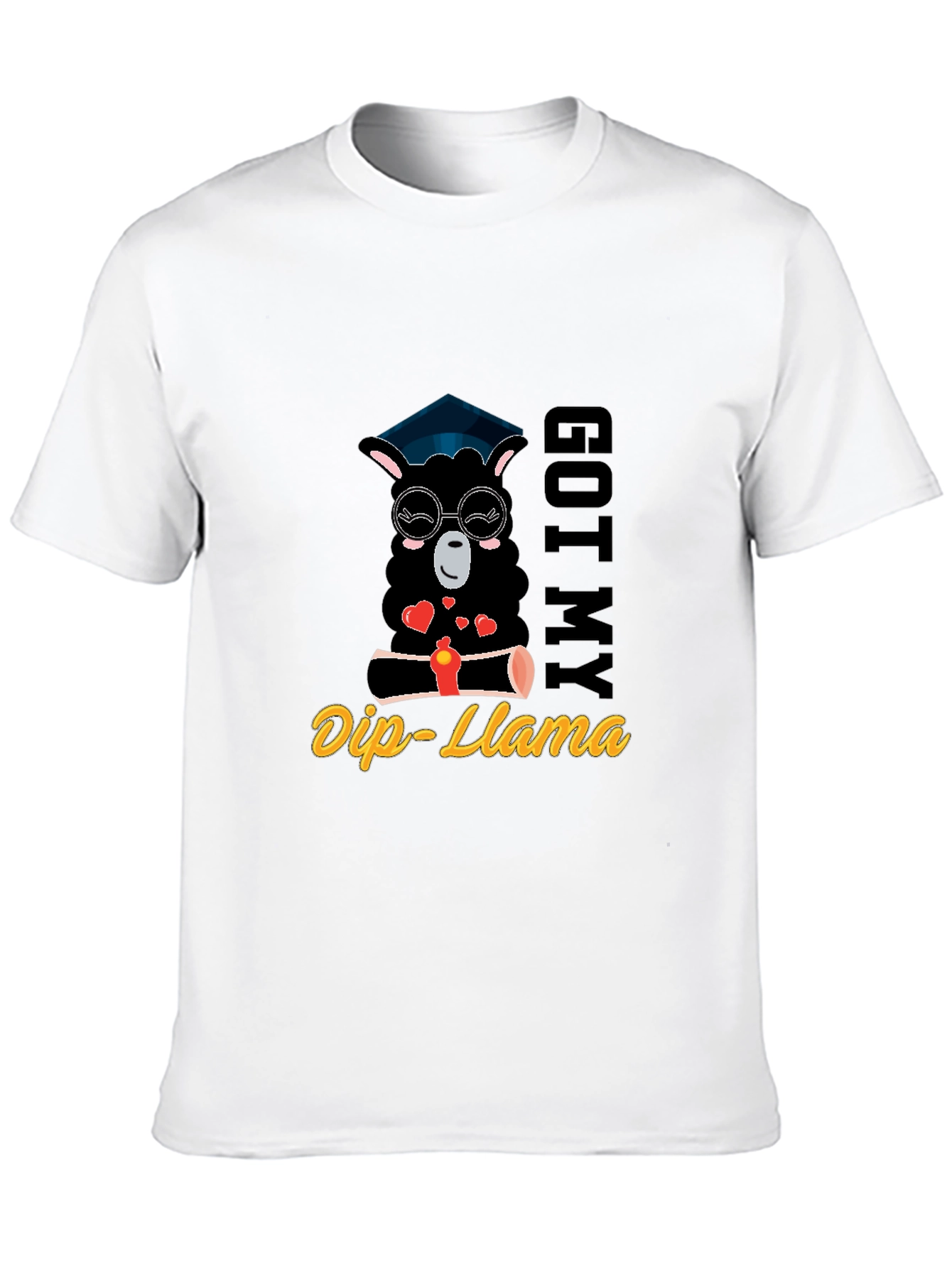 Got My Dip-Llama Graduation T-Shirt