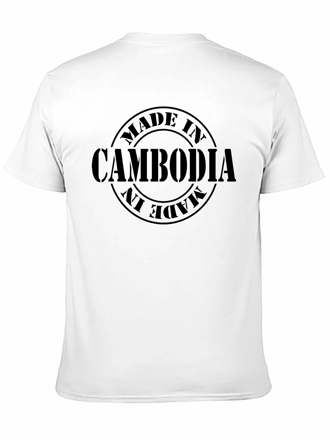 Made in Cambodia T-Shirt - Round Design