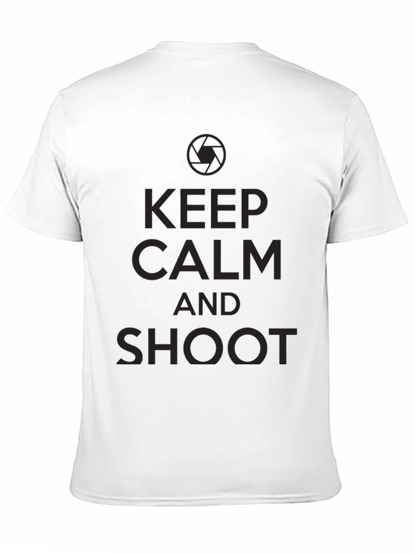 Keep Calm and Shoot Black T-Shirt