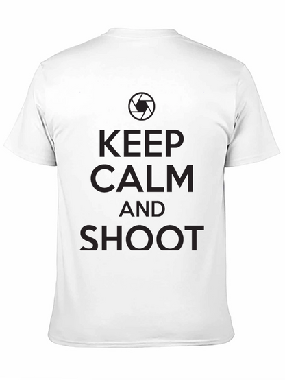 Keep Calm and Shoot Black T-Shirt