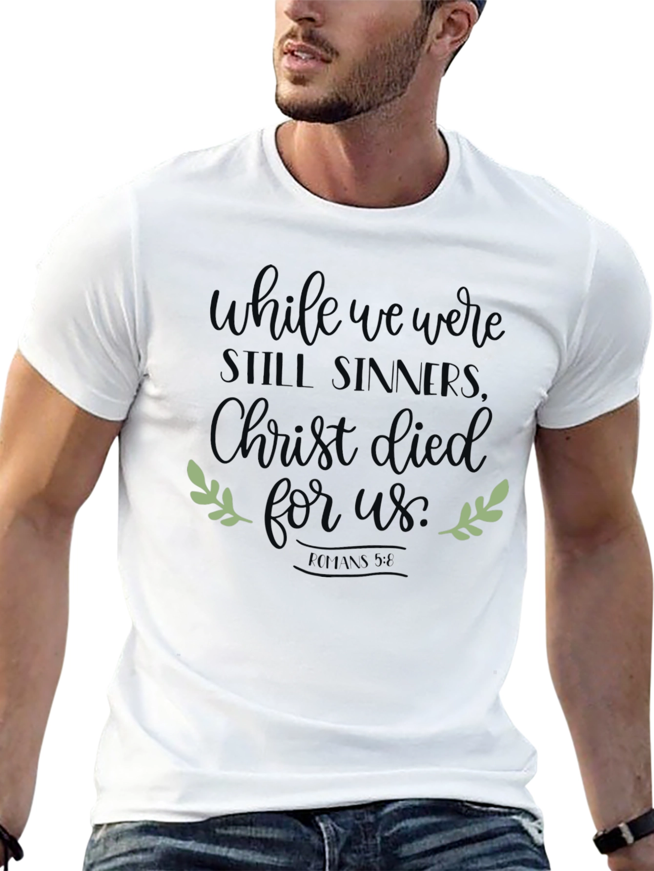While We Were Still Sinners Christian Tee