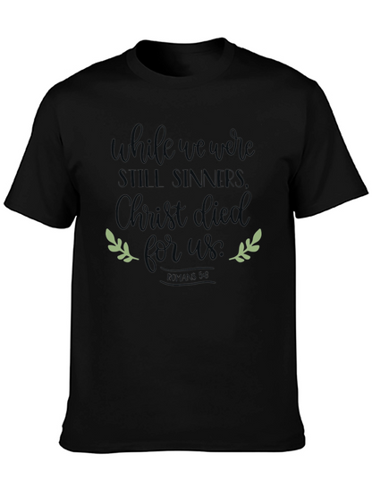 While We Were Still Sinners Christian Tee