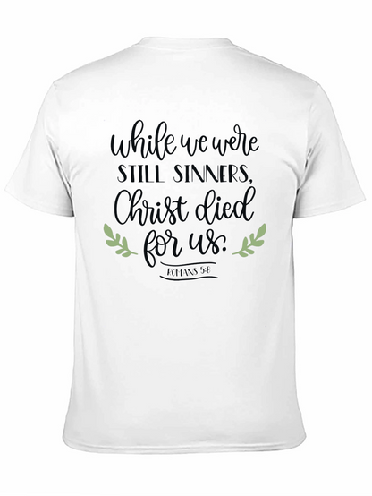 While We Were Still Sinners Christian Tee