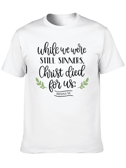 While We Were Still Sinners Christian Tee