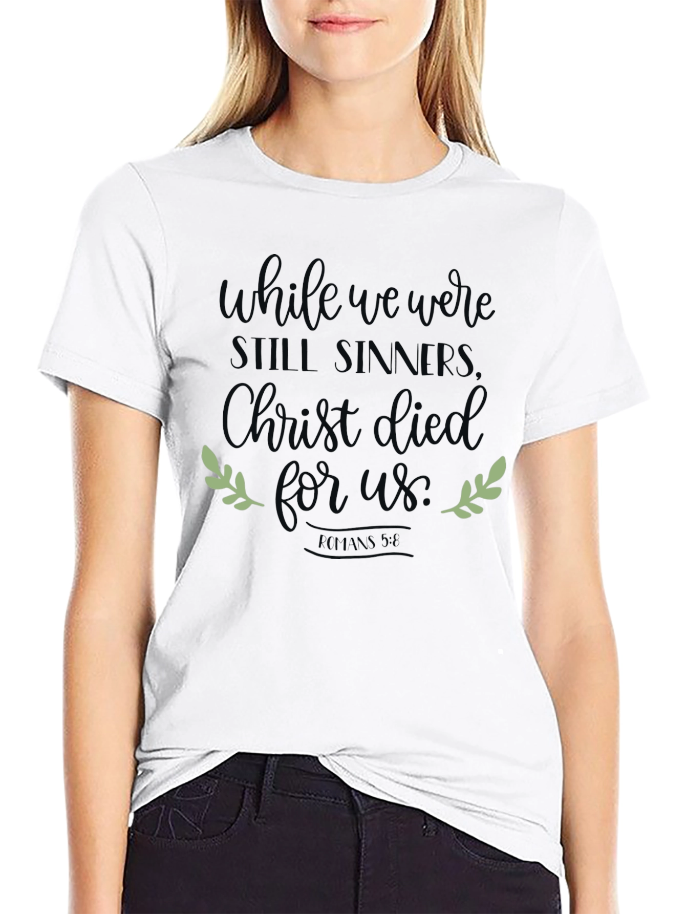While We Were Still Sinners Christian Tee