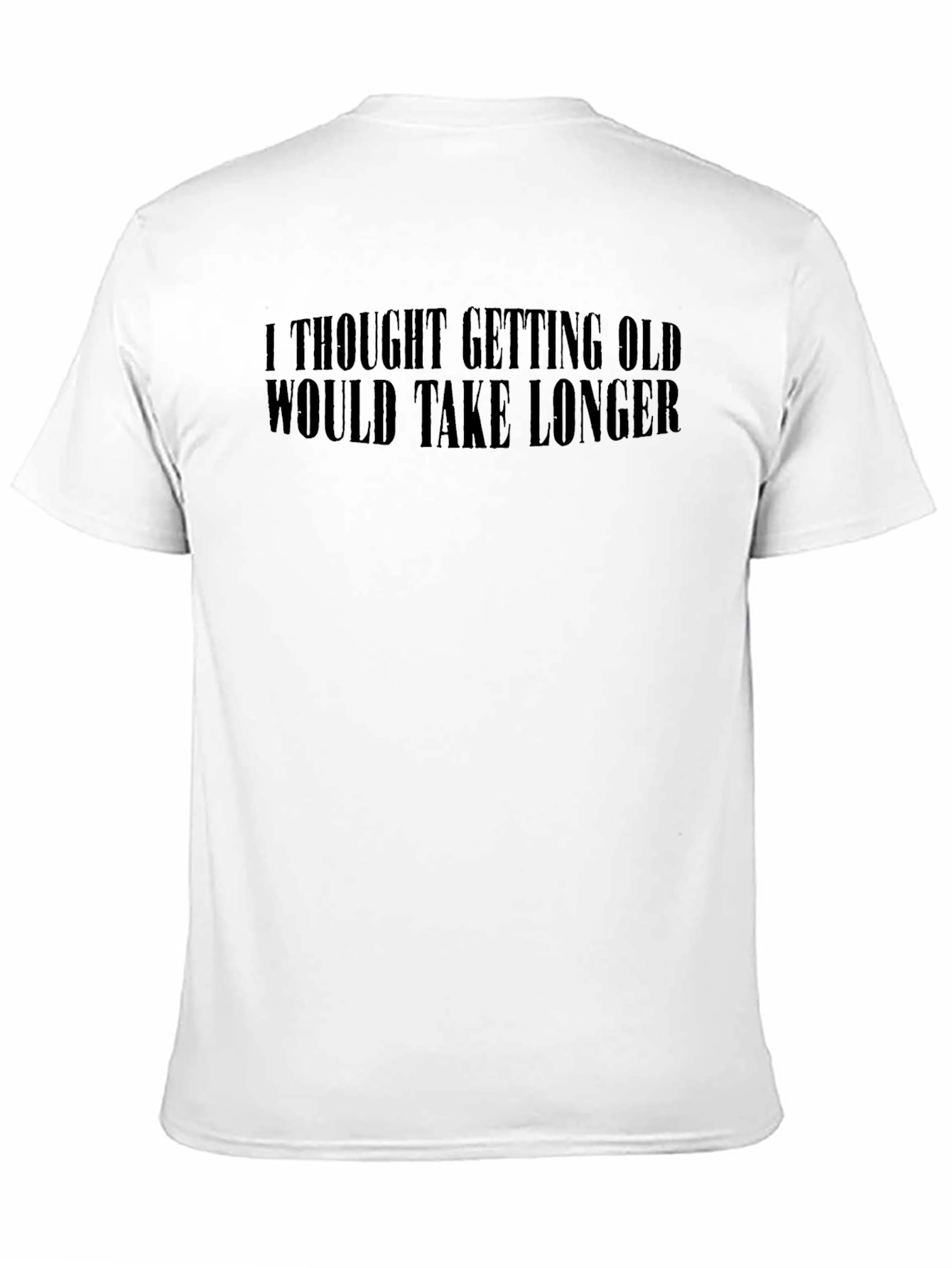 Funny Getting Old Black Graphic Tee