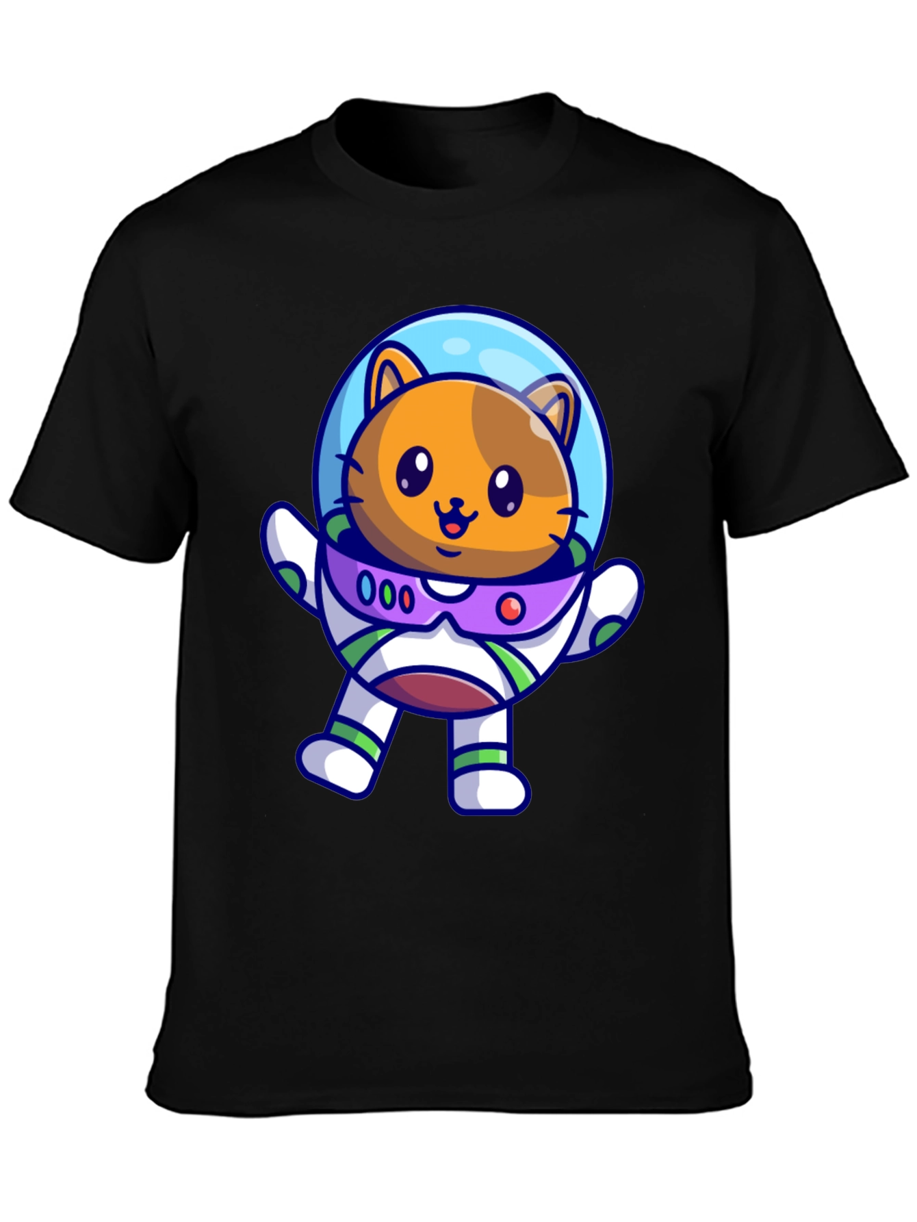 Astronaut Cat T-Shirt - Space Adventure Tee