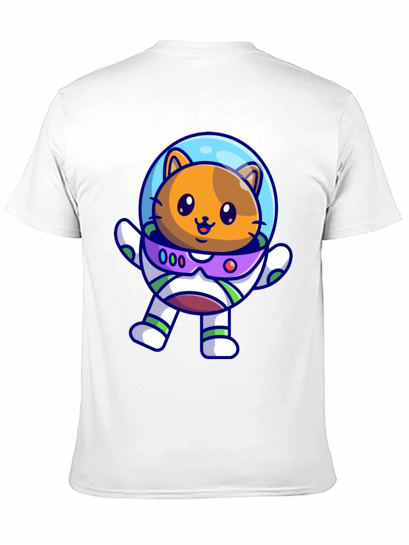 Astronaut Cat T-Shirt - Space Adventure Tee