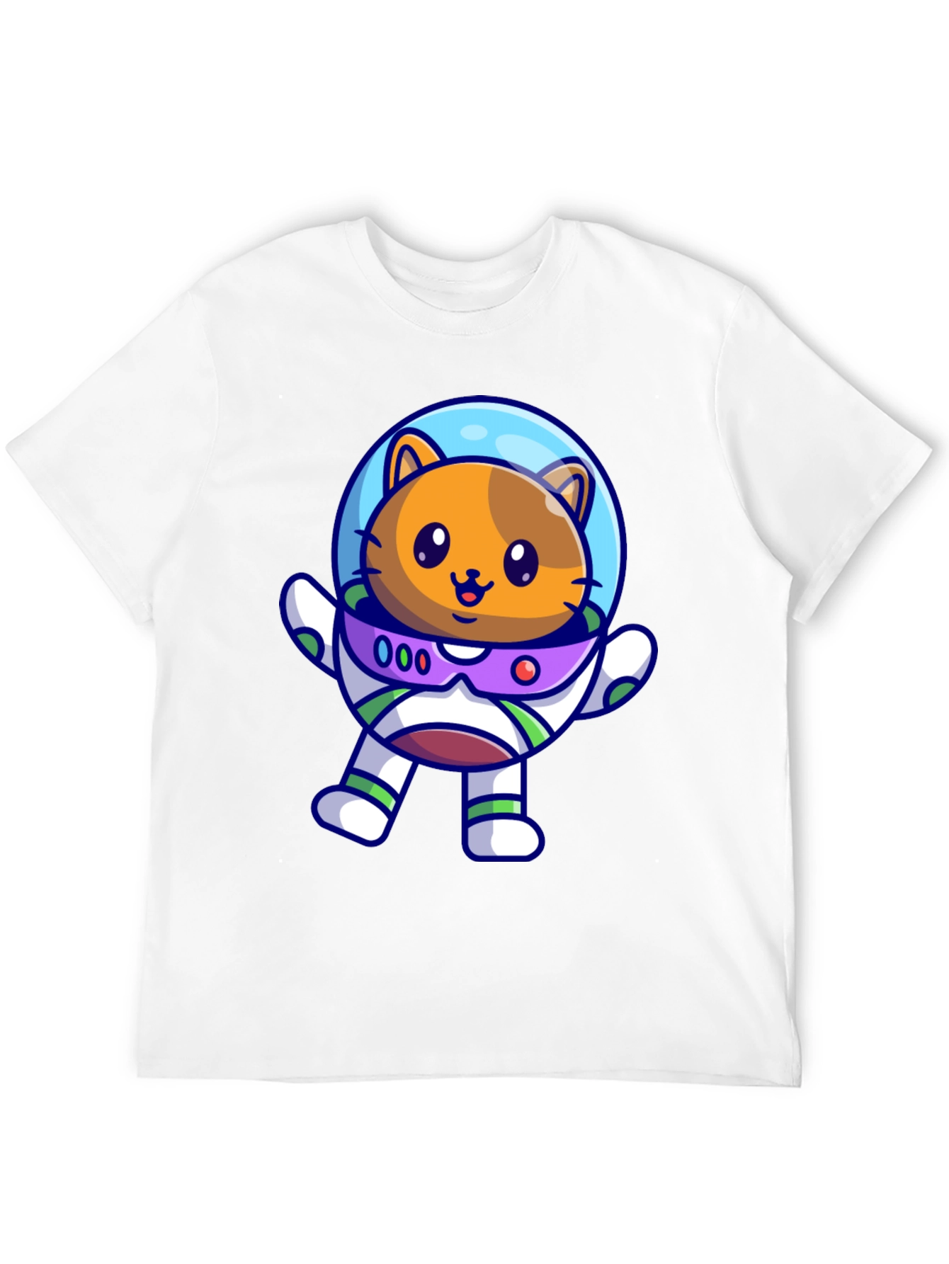 Astronaut Cat T-Shirt - Space Adventure Tee