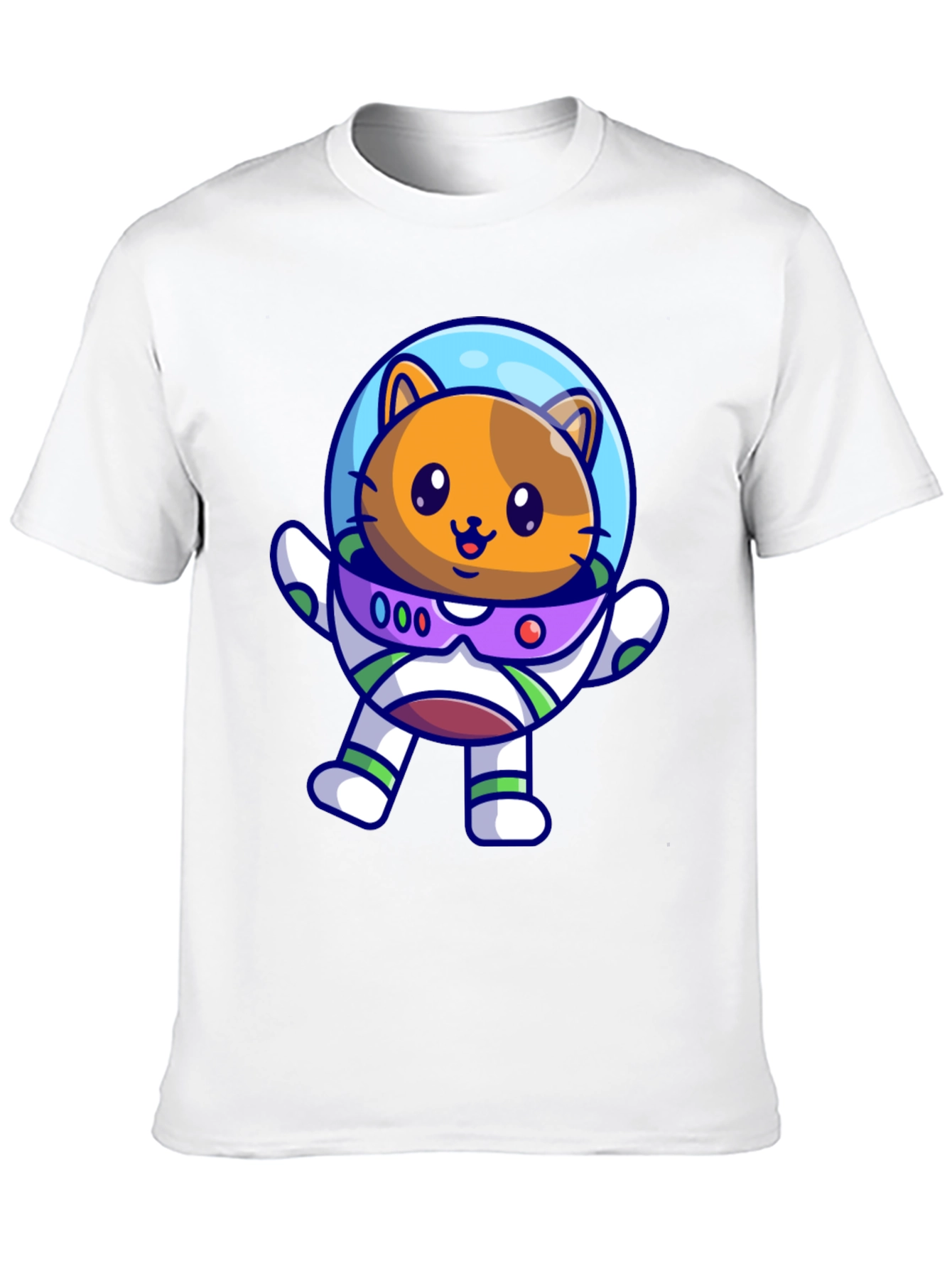 Astronaut Cat T-Shirt - Space Adventure Tee