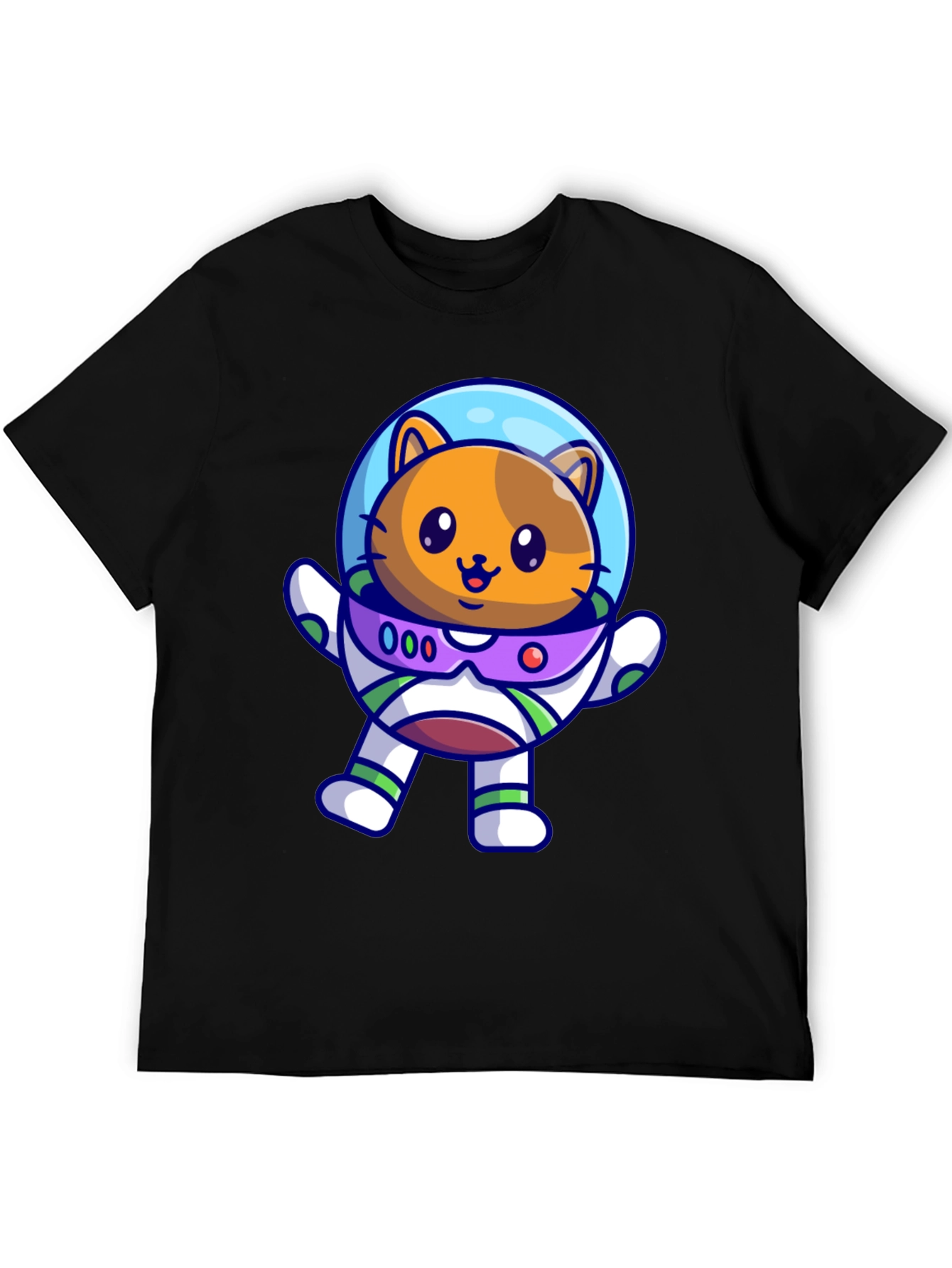 Astronaut Cat T-Shirt - Space Adventure Tee