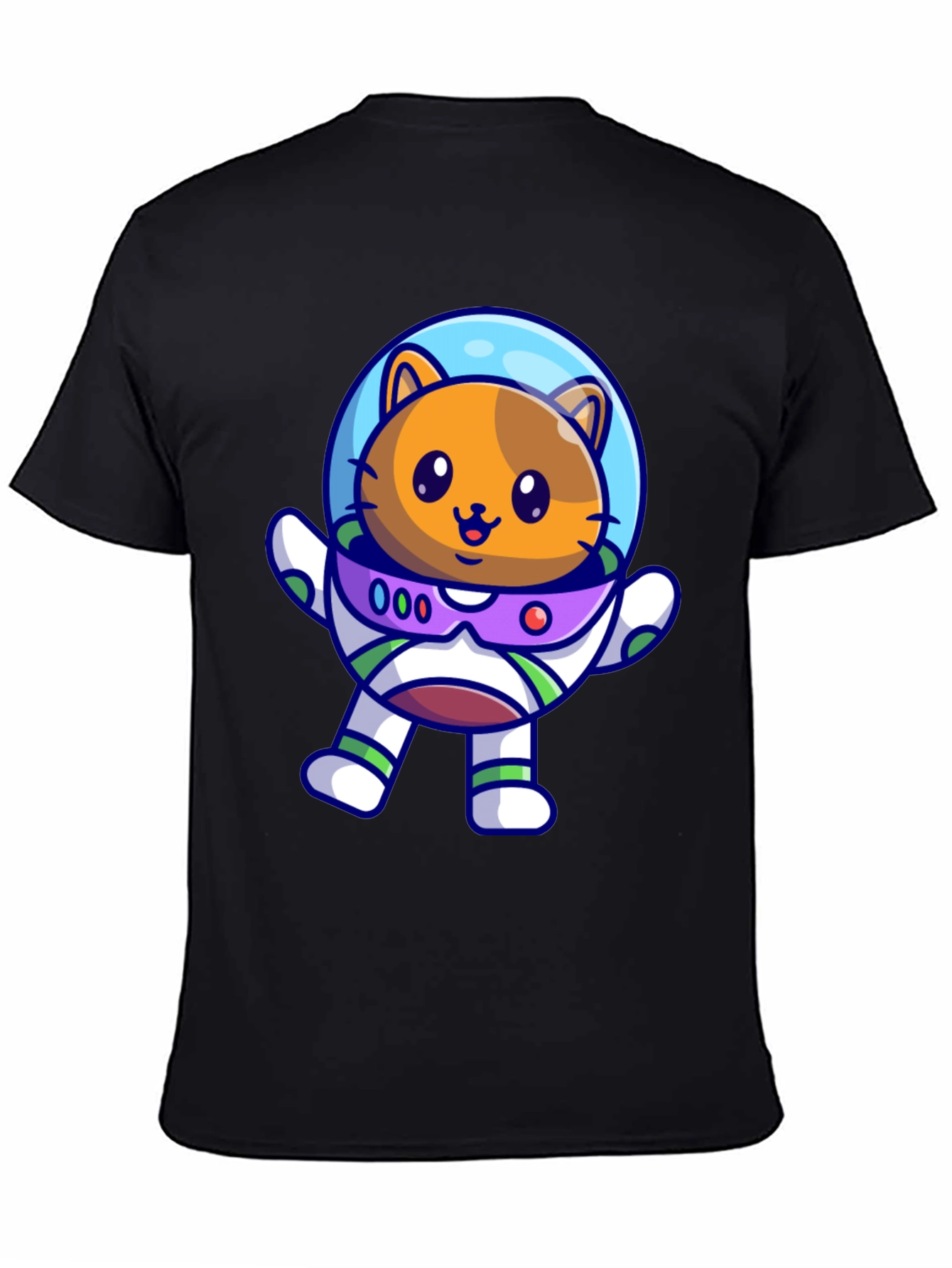 Astronaut Cat T-Shirt - Space Adventure Tee