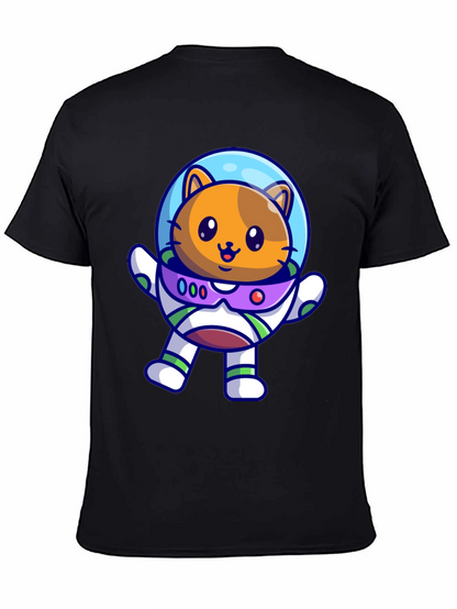 Astronaut Cat T-Shirt - Space Adventure Tee