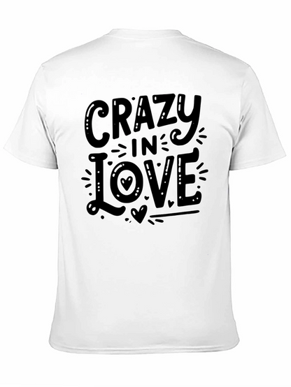 Crazy In Love Graphic Tee - Black Cotton T-Shirt