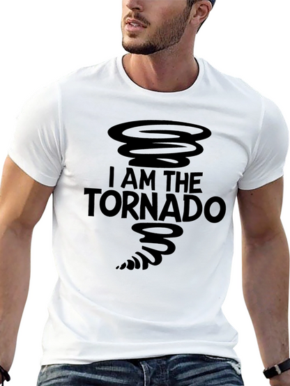 I am the Tornado Graphic Tee - Black