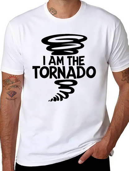 I am the Tornado Graphic Tee - Black