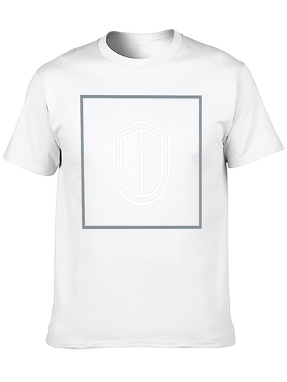 Shield Graphic Black T-Shirt - Stylish Protection