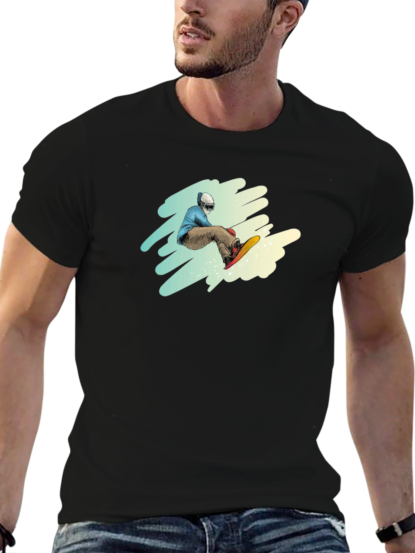 Snowboarder Graphic Tee - Ride in Style!