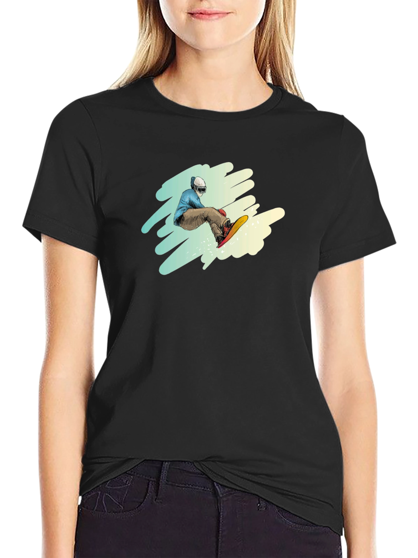 Snowboarder Graphic Tee - Ride in Style!