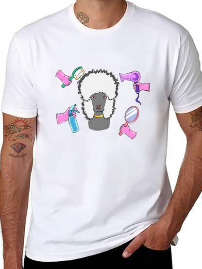 Poodle Grooming T-Shirt - Stylish Graphic Tee