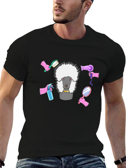 Poodle Grooming T-Shirt - Stylish Graphic Tee