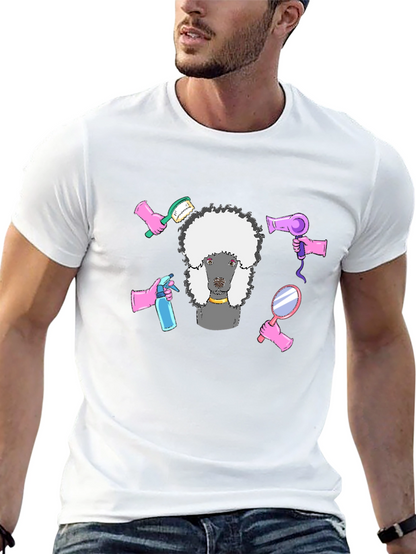 Poodle Grooming T-Shirt - Stylish Graphic Tee