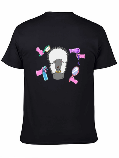 Poodle Grooming T-Shirt - Stylish Graphic Tee