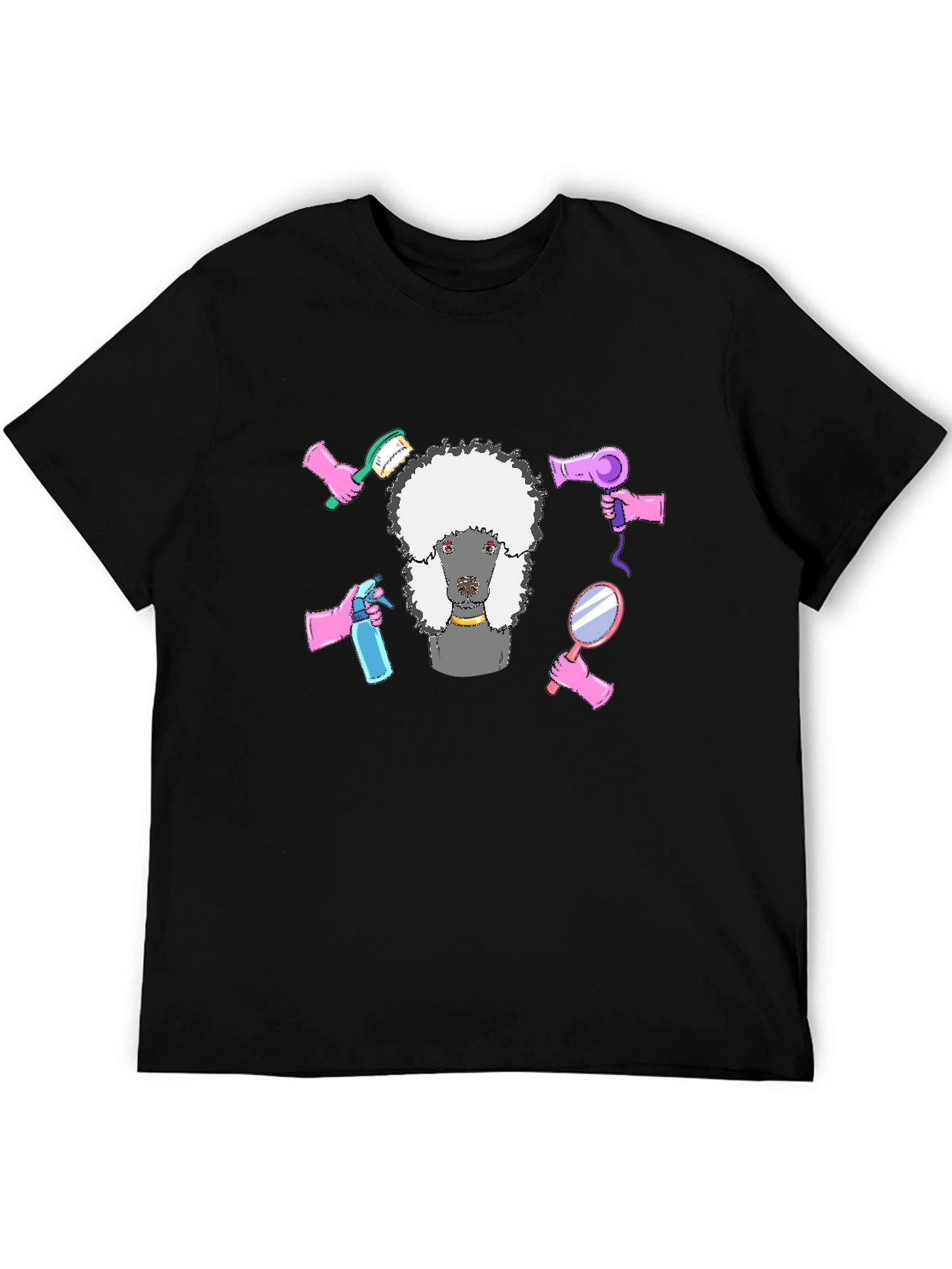 Poodle Grooming T-Shirt - Stylish Graphic Tee