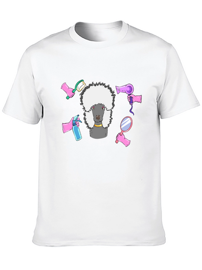 Poodle Grooming T-Shirt - Stylish Graphic Tee