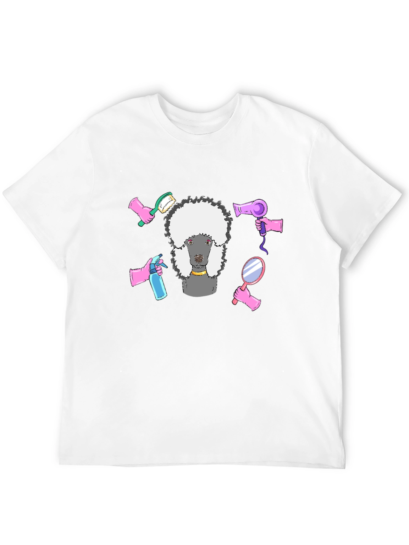 Poodle Grooming T-Shirt - Stylish Graphic Tee