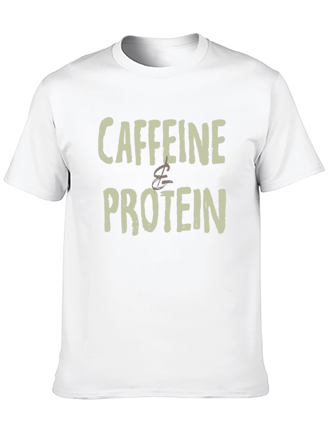 Caffeine & Protein Graphic Tee - Black