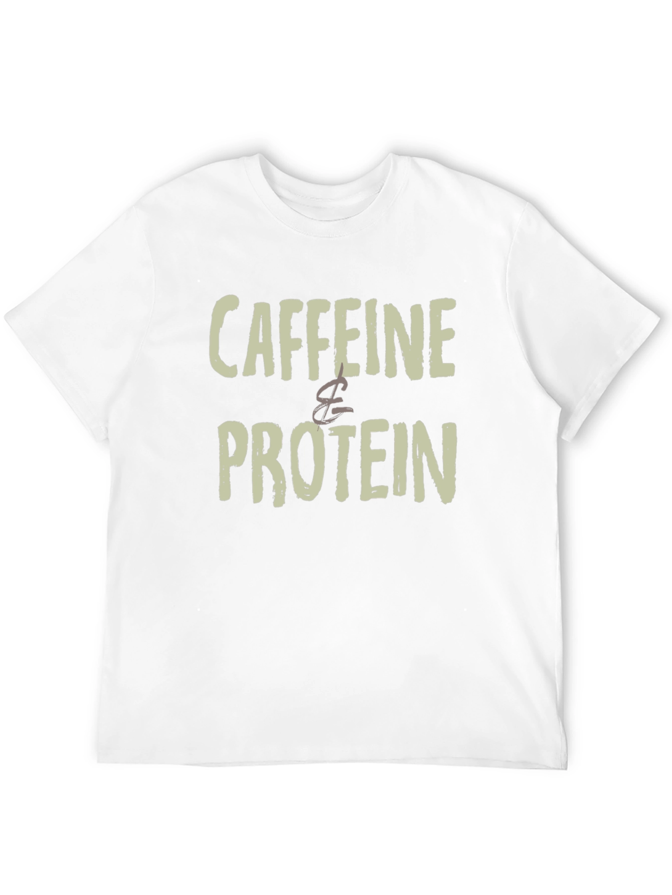 Caffeine & Protein Graphic Tee - Black