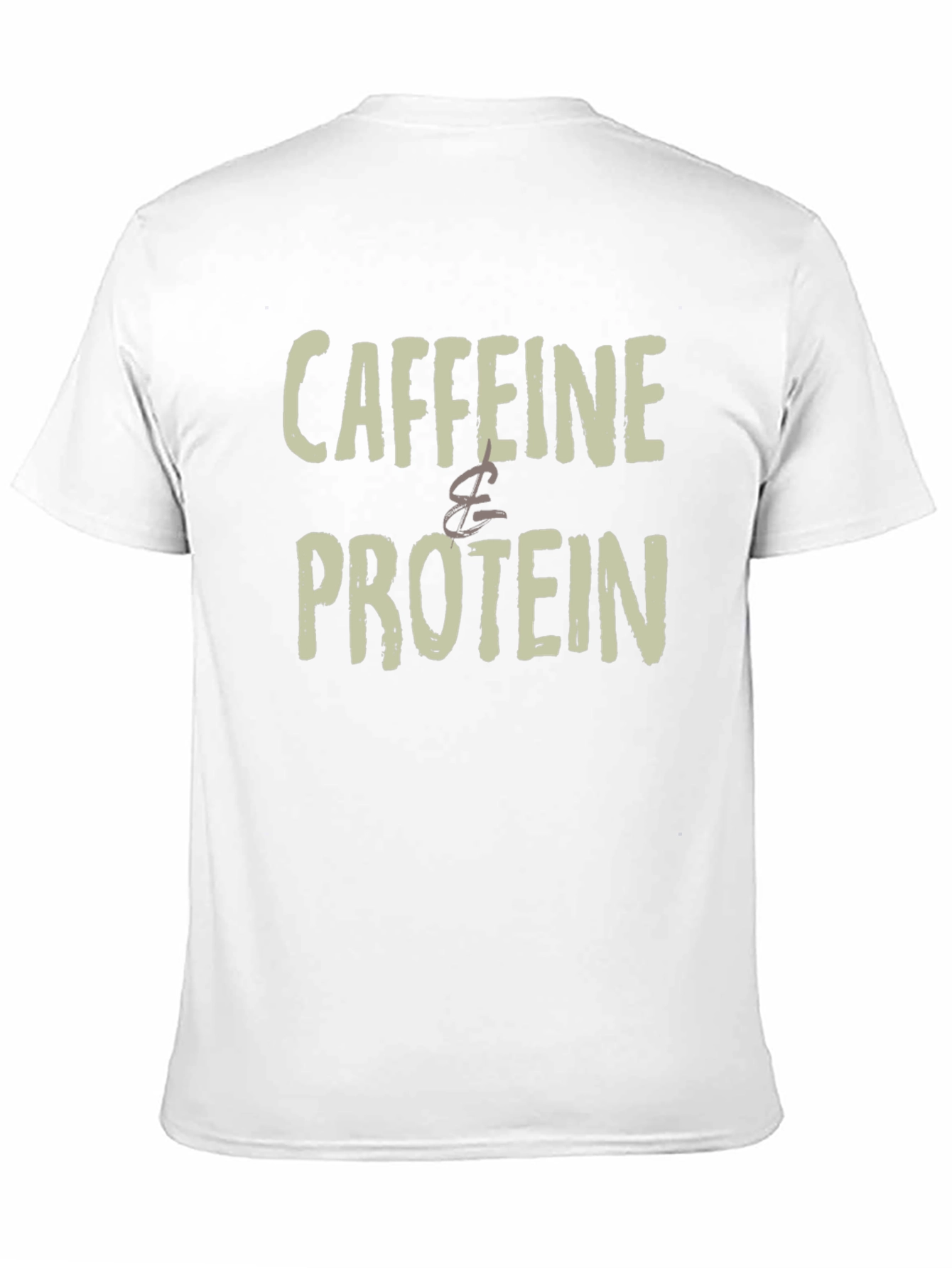 Caffeine & Protein Graphic Tee - Black