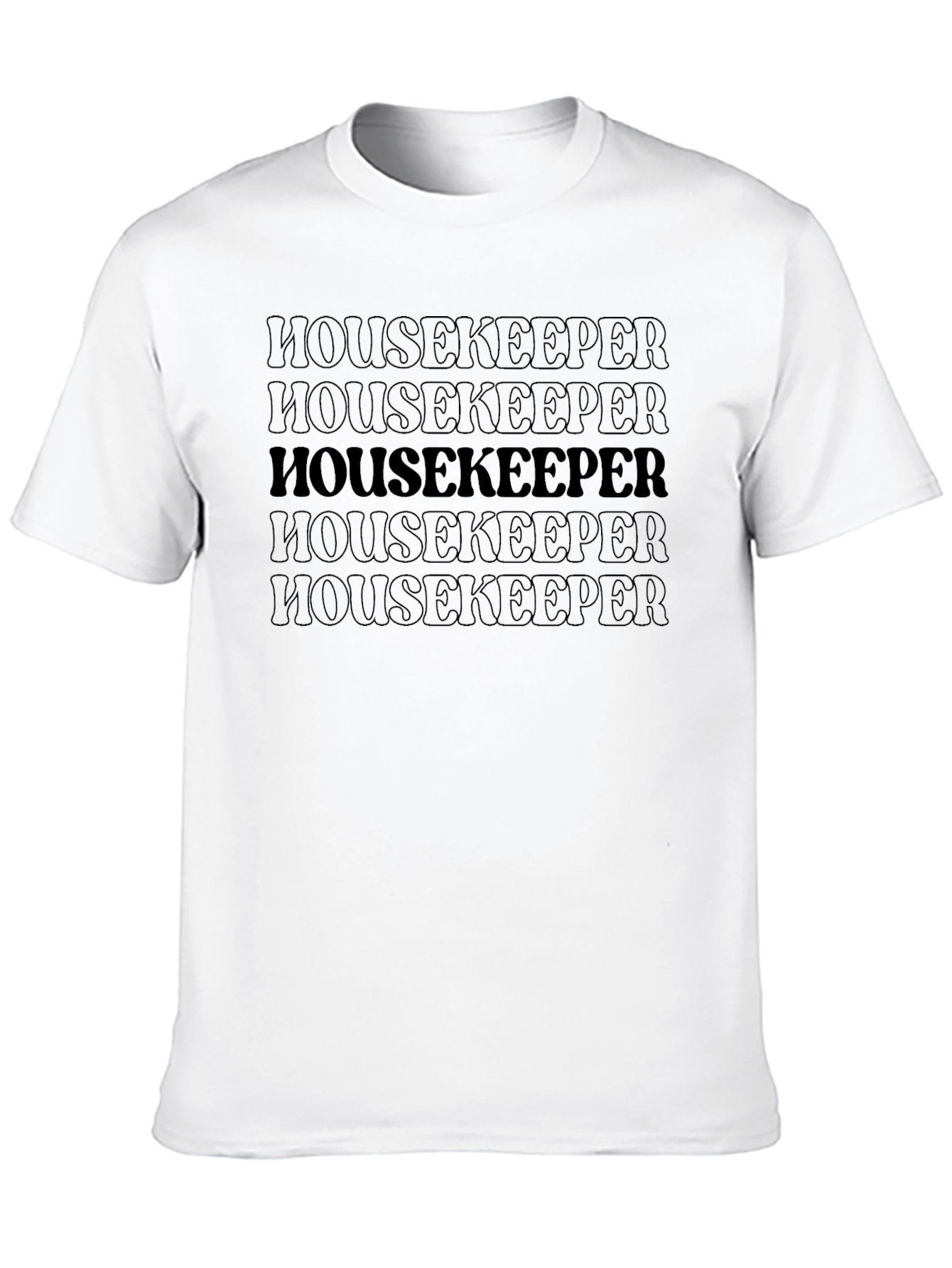 Housekeeper Graphic Tee - Bold Statement Comfort